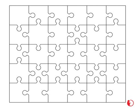 Cricut Puzzle Template Free